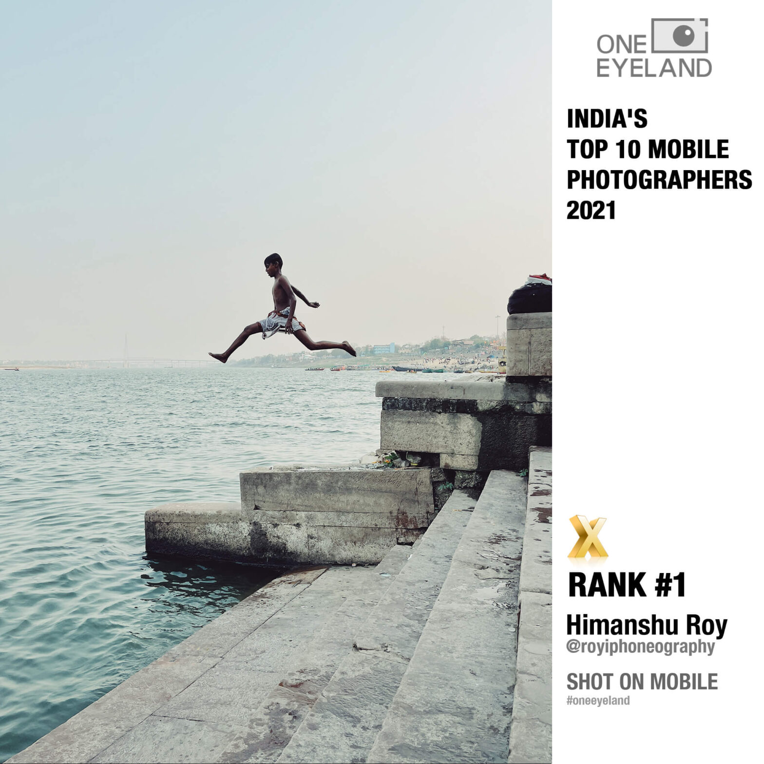 One Eyeland India’s 1st Rank Mobile Photographers - 2021